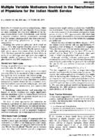 Multiple variable motivators involved in the recruitment of physicians for the Indian Health Service