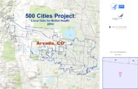 500 Cities Project Local Data for Better Health 2014 Arvada Colorado