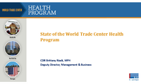 State of the World Trade Center Health Program