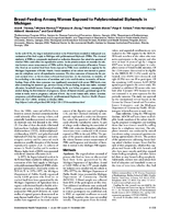 Breastfeeding among women exposed to polybrominated biphenyls in Michigan