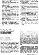 The reporting of race and ethnicity in the National Notifiable Diseases Surveillance System