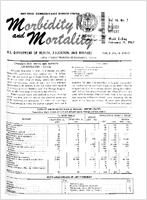 Morbidity and Mortality Weekly Report Vol 16 No 7 week ending February 18 1967