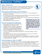 Nitrobenzene  ToxFAQs