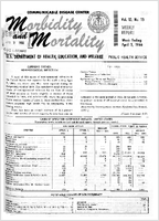 Morbidity and Mortality Weekly Report Vol 15 No 13 week ending April 2 1966