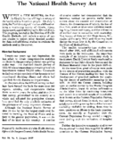 The National Health Survey Act