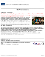 National Conversation on Public Health and Chemical Exposures The Conversation