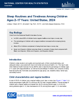 Sleep Routines and Tiredness Among Children Ages 217 Years United States 2024