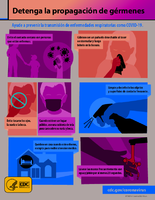 Detenga la propagacin de microbios