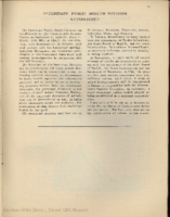 Special projects Veterinary Public Health Division established