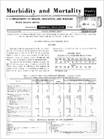 Morbidity and Mortality Weekly Report Vol 13 No 26 for Release July 3 1964