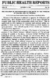 Public health reports  v 33 no 31 August 2 1918