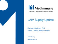 LAIV supply update