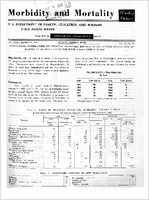 Morbidity and Mortality Weekly Report Vol 12 No 35 for Release September 6 1963