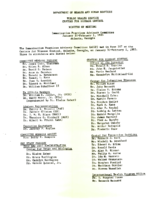 Minutes of meeting  Immunization Practices Advisory Committee January 31February 1 1985 Atlanta Georgia