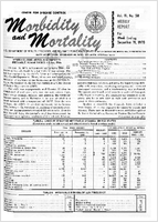 Morbidity and Mortality Weekly Report Vol 19 No 50 week ending December 19 1970