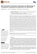 Size Distribution Elemental Composition and Morphology of Nanoparticles Separated from Respirable Coal Mine Dust