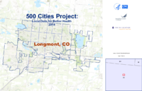 500 Cities Project Local Data for Better Health 2014 Longmont Colorado