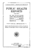 Public Health Report  v 44 no 22  cover