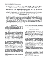 Health CareSeeking Behavior During Childhood Diarrheal Illness Results of Health Care Utilization and Attitudes Surveys of Caretakers in Western Kenya 20072010