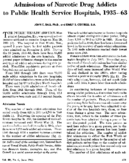 Admissions of narcotic drug addicts to Public Health Service hospitals 193563