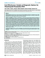 CostEffectiveness Analysis of Diagnostic Options for Pneumocystis Pneumonia PCP