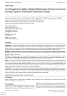 The Receptivity to SafetyRelated Mobile Apps Among Commercial Fishing Captains Descriptive Exploratory Study