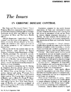 The issues in chronic disease control