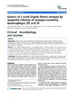 Genesis of a novel Shigella flexneri serotype by sequential infection of serotypeconverting bacteriophages SfX and SfI