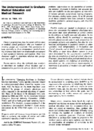 The Underrepresented In Graduate Medical Education And Medical Research