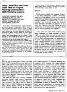 Using Linked Birth And Infant Death Files For Program Planning And Evaluation Nims Workshop Lessons