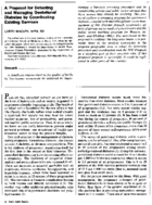 A proposal for detecting and managing gestational diabetes by coordinating existing services