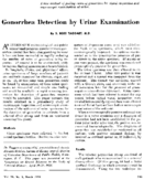 Gonorrhea detection by urine examination