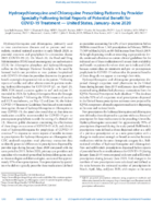 Hydroxychloroquine and Chloroquine Prescribing Patterns by Provider Specialty Following Initial Reports of Potential Benefit for COVID19 Treatment  United States JanuaryJune 2020