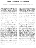 Asian influenza surveillance