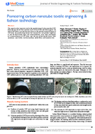 Pioneering carbon nanotube textile engineering  fashion technology