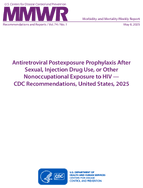 Morbidity and Mortality Weekly Report Recommendations and Reports May 8 2025  Vol 74  No RR1