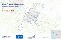 500 Cities Project Local Data for Better Health 2016 Merced CA