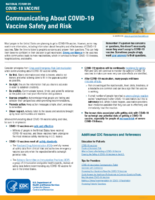 Communicating About COVID19 Vaccine Safety and Risk 202102