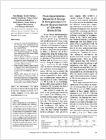 FluoroquinoloneResistant Group B Streptococci in Acute Exacerbation of Chronic Bronchitis