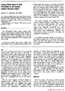 Using staff input to set priorities in an Indian Health Service clinic