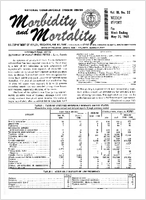 Morbidity and Mortality Weekly Report Vol 18 No 22 week ending May 31 1969
