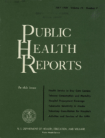 Public Health Reports  v 74  no 7  cover