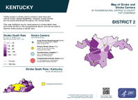 KY Congressional District 02 Stroke and Stroke Centers Map 119th Congress