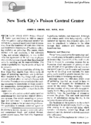 New York Citys Poison Control Center