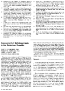 Assessment of schistosomiasis in the Dominican Republic