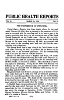 Weekly Reports for MARCH 13 1931