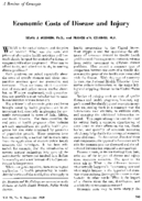 Economic costs of disease and injury