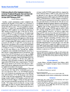 Notes From the Field Preliminary Results After Implementation of a Universal Treatment Program Test and Start for Persons Living with HIV Infection  Lesotho October 2015February 2017