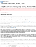 2019 Novel Coronavirus 2019nCoV Wuhan China situation summary updated January 23 2020