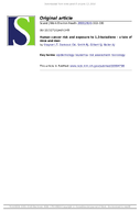 Human Cancer Risk and Exposure to 13Butadiene  a Tale of Mice and Men